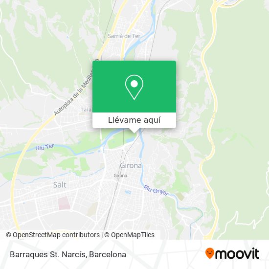 Mapa Barraques St. Narcís