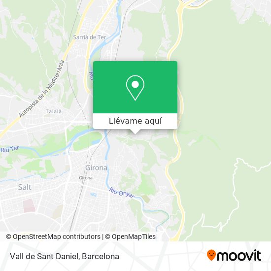 Mapa Vall de Sant Daniel