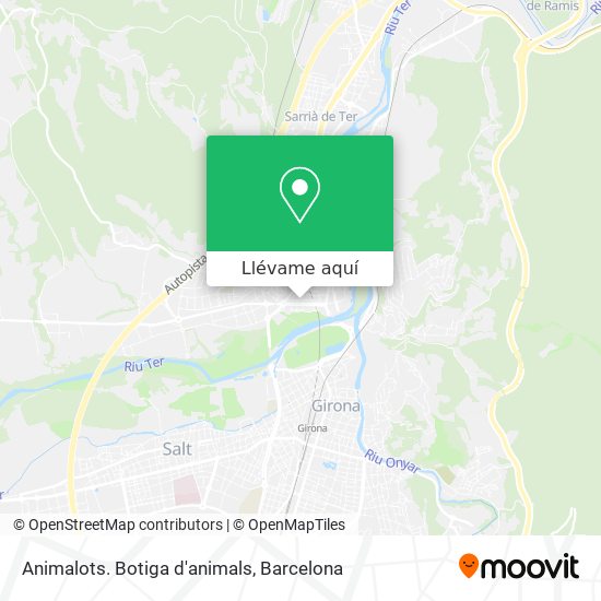 Mapa Animalots. Botiga d'animals