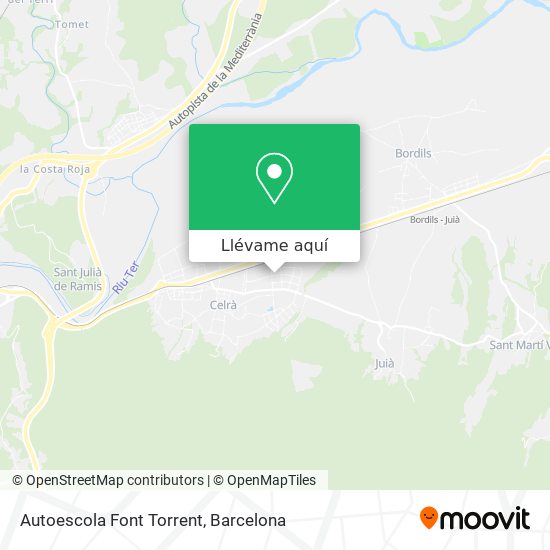 Mapa Autoescola Font Torrent