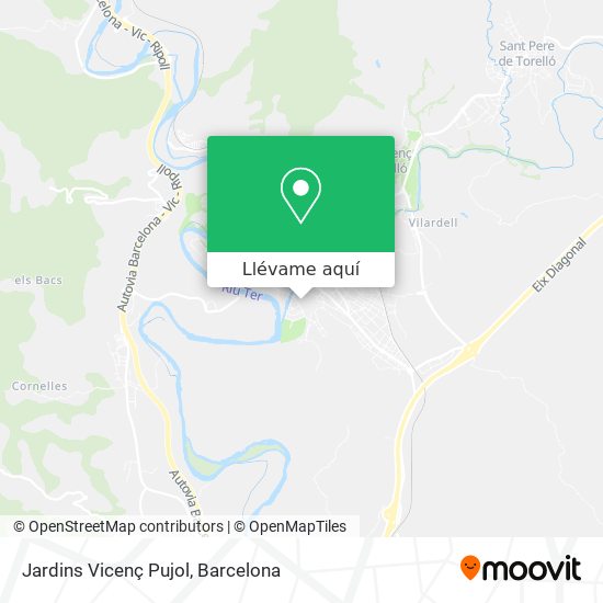 Mapa Jardins Vicenç Pujol