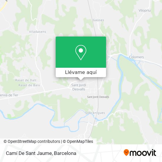 Mapa Camí De Sant Jaume