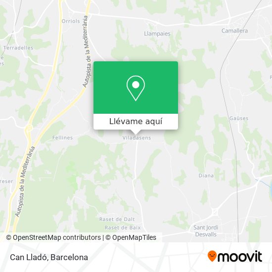 Mapa Can Lladó