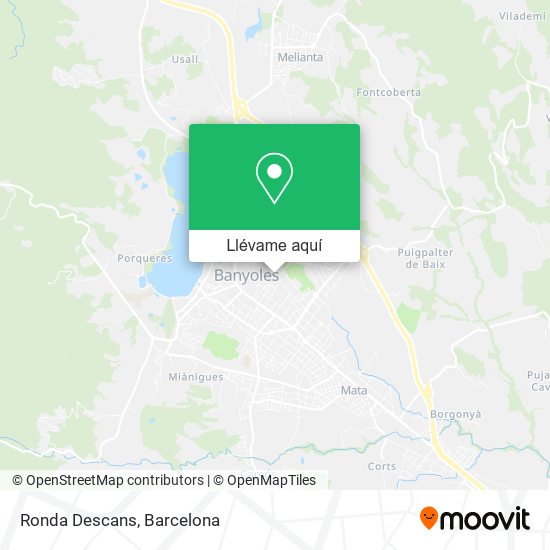Mapa Ronda Descans