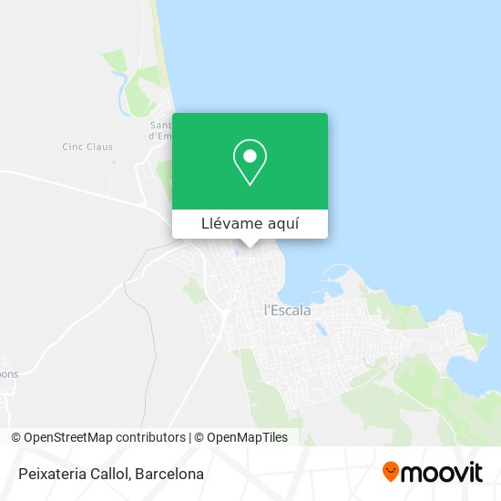 Mapa Peixateria Callol