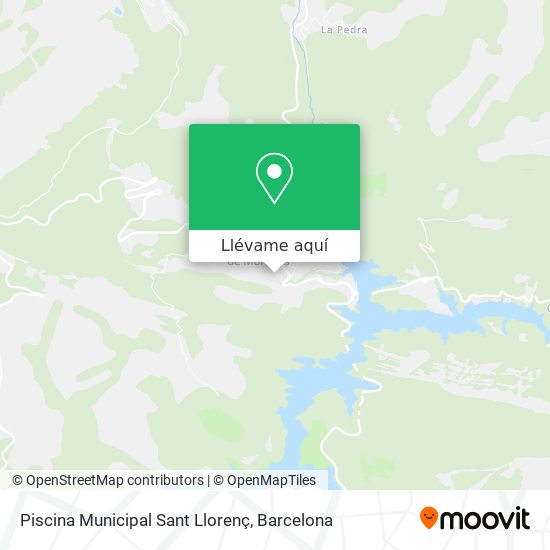 Mapa Piscina Municipal Sant Llorenç