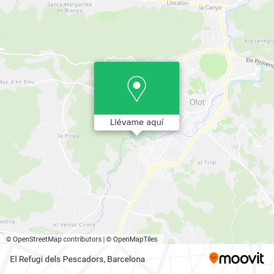 Mapa El Refugi dels Pescadors