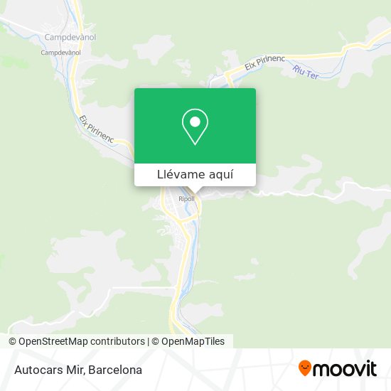 Mapa Autocars Mir
