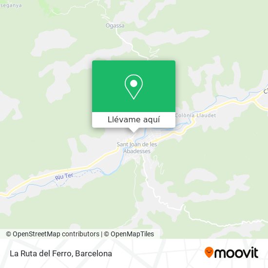Mapa La Ruta del Ferro