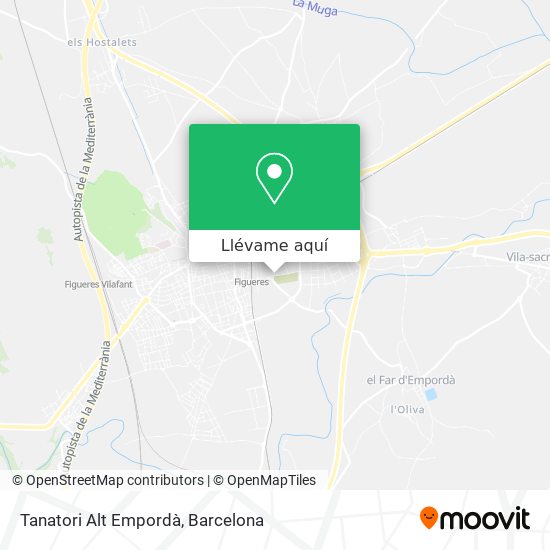 Mapa Tanatori Alt Empordà