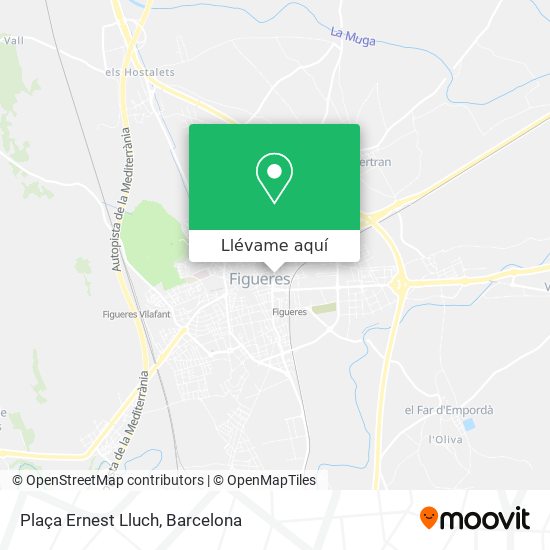 Mapa Plaça Ernest Lluch