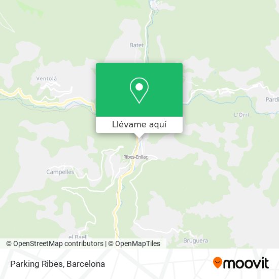 Mapa Parking Ribes