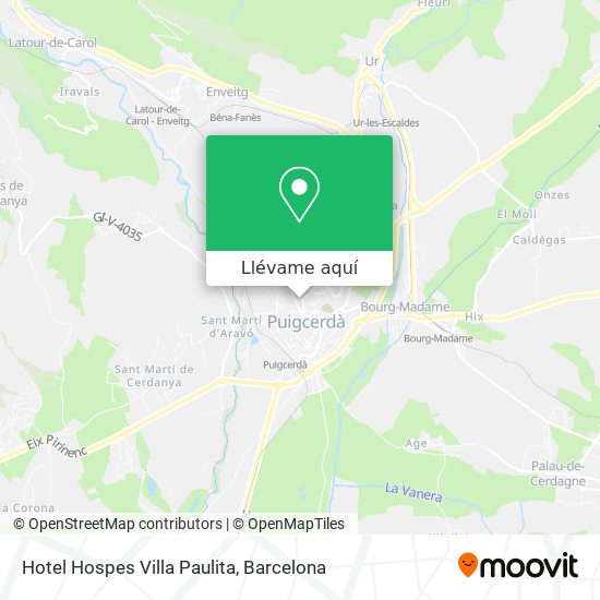 Mapa Hotel Hospes Villa Paulita
