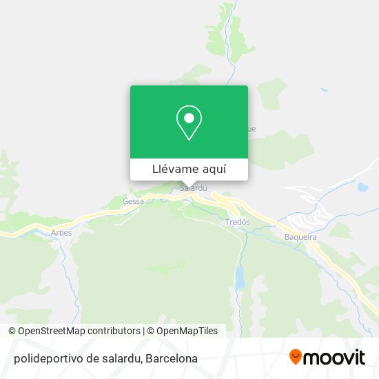 Mapa polideportivo de salardu