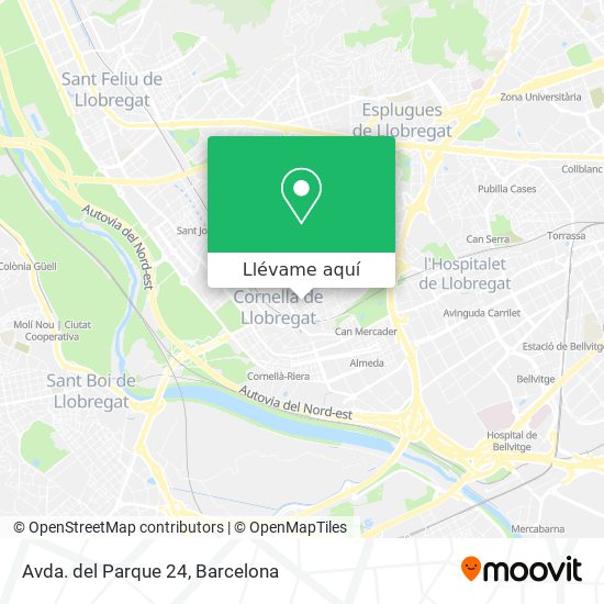 Mapa Avda. del Parque 24