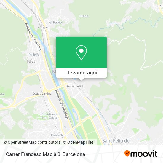 Mapa Carrer Francesc Macià 3