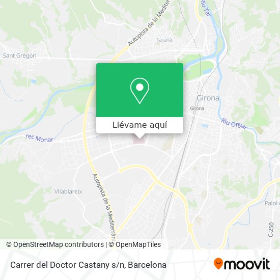 Mapa Carrer del Doctor Castany s/n