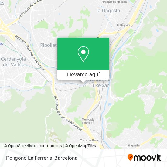 Mapa Poligono La Ferrería
