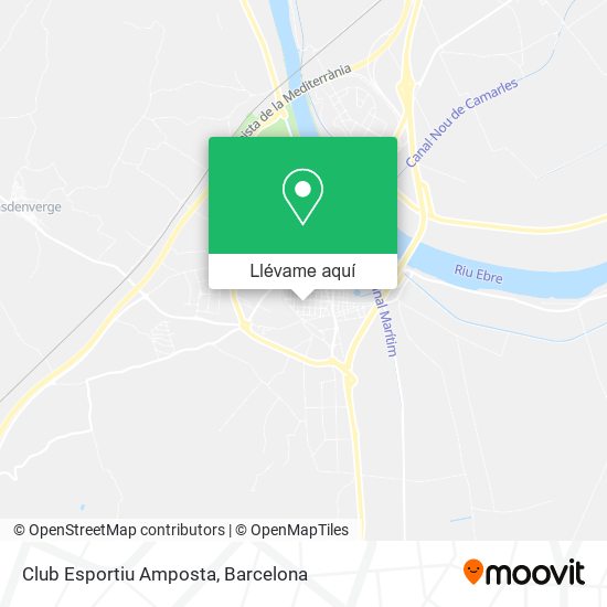 Mapa Club Esportiu Amposta