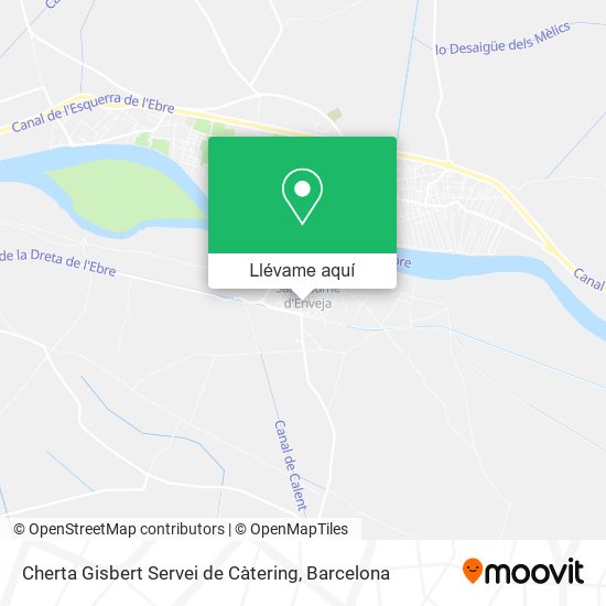 Mapa Cherta Gisbert Servei de Càtering