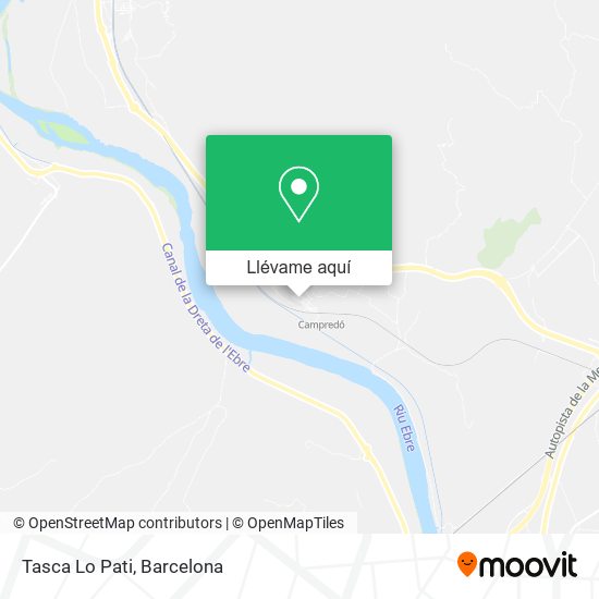 Mapa Tasca Lo Pati
