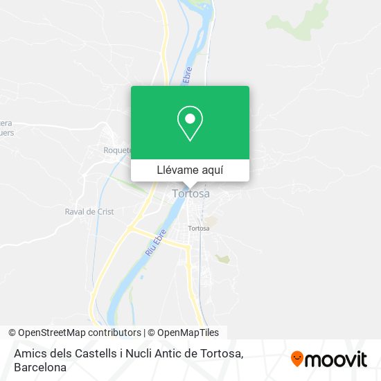 Mapa Amics dels Castells i Nucli Antic de Tortosa