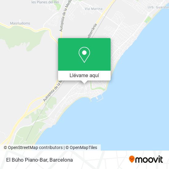 Mapa El Búho Piano-Bar