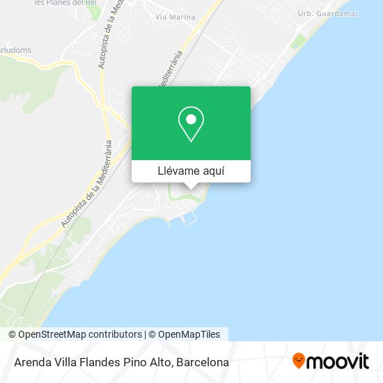 Mapa Arenda Villa Flandes Pino Alto