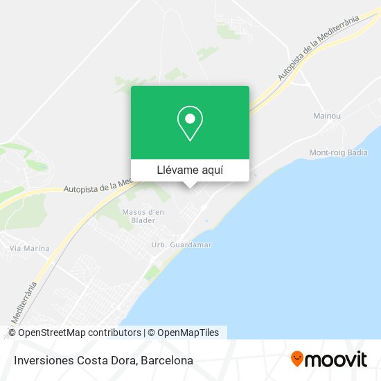 Mapa Inversiones Costa Dora