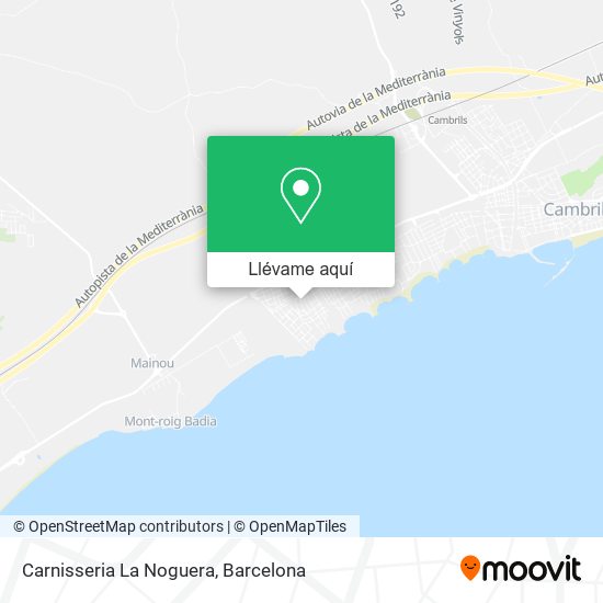 Mapa Carnisseria La Noguera