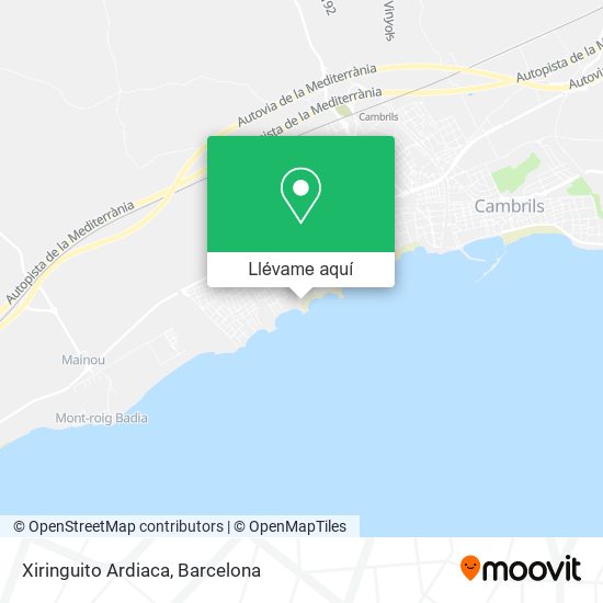 Mapa Xiringuito Ardiaca