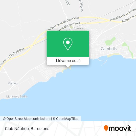 Mapa Club Náutico