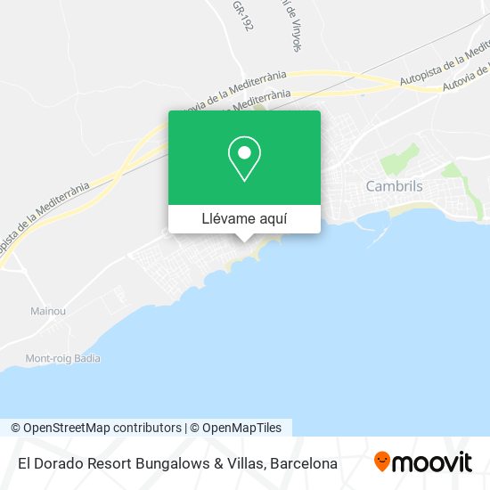 Mapa El Dorado Resort Bungalows & Villas