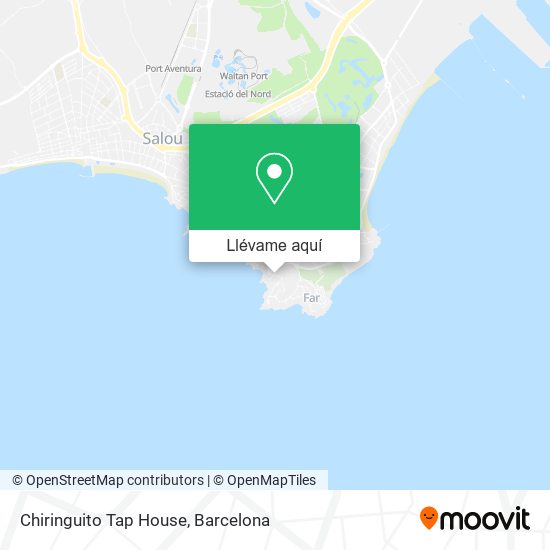 Mapa Chiringuito Tap House