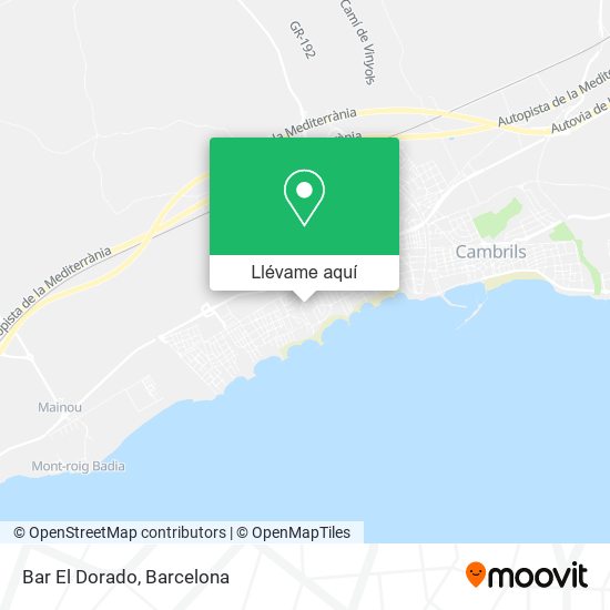 Mapa Bar El Dorado