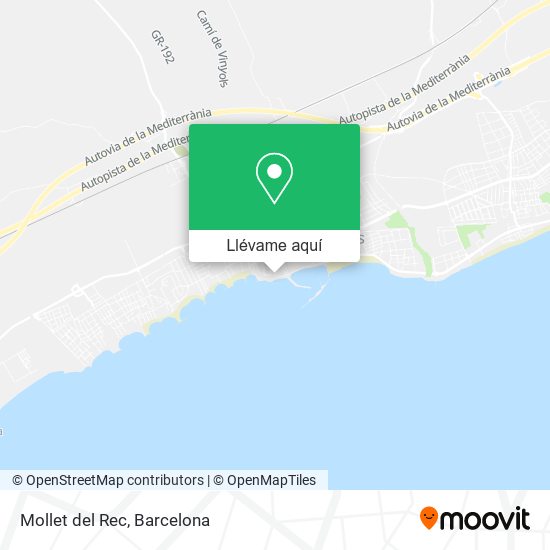 Mapa Mollet del Rec