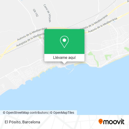 Mapa El Pósito