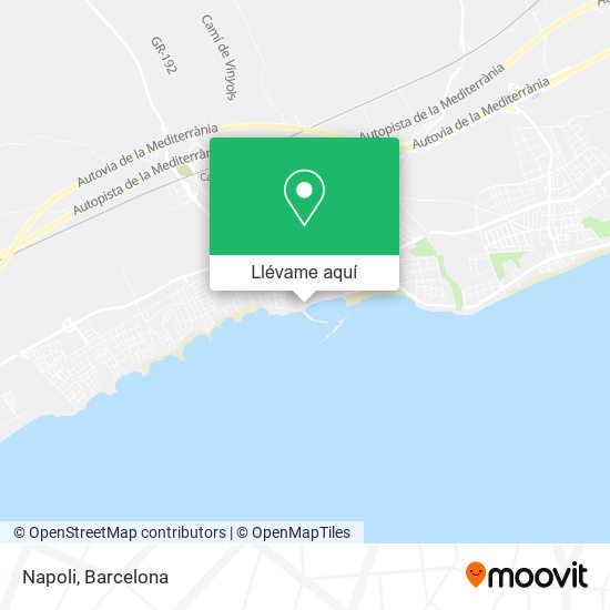 Mapa Napoli