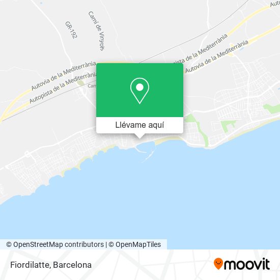 Mapa Fiordilatte