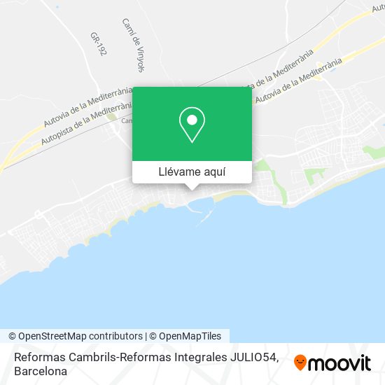 Mapa Reformas Cambrils-Reformas Integrales JULIO54