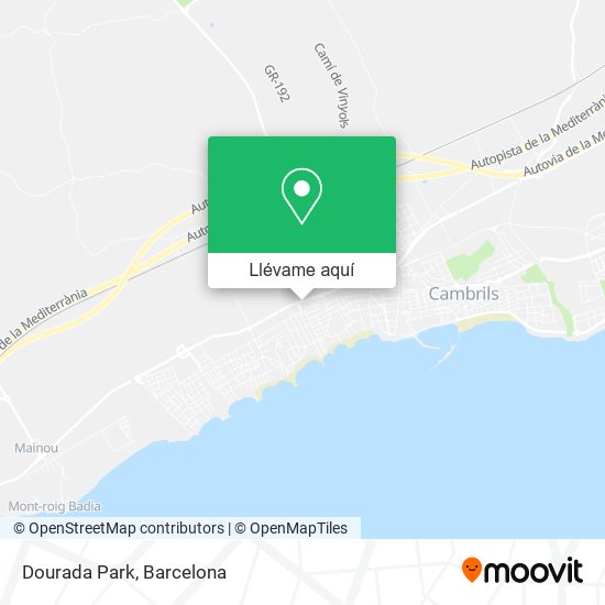 Mapa Dourada Park
