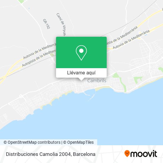 Mapa Distribuciones Camolia 2004