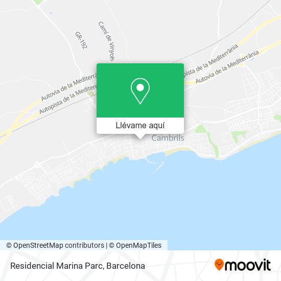 Mapa Residencial Marina Parc