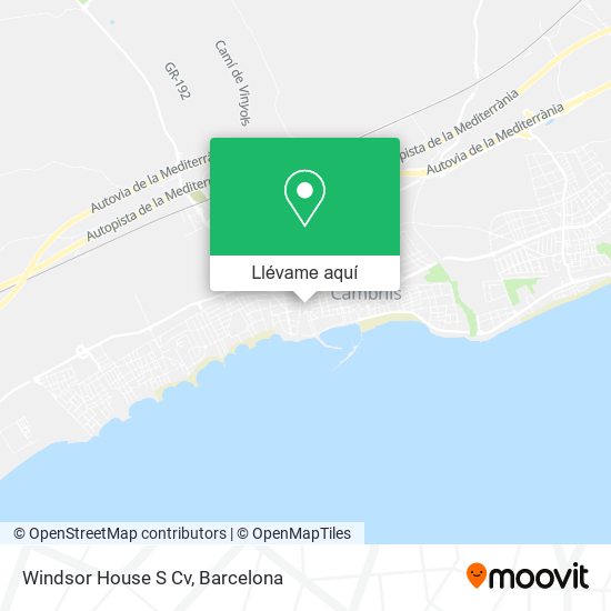 Mapa Windsor House S Cv