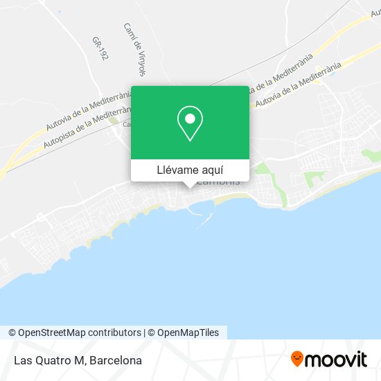 Mapa Las Quatro M