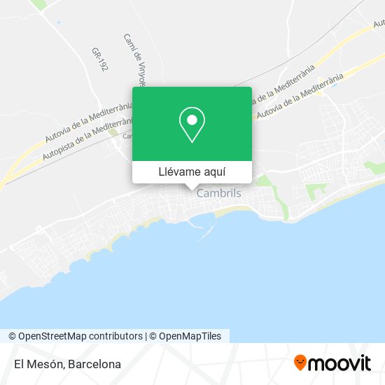 Mapa El Mesón