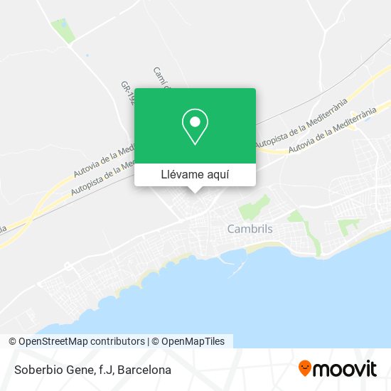 Mapa Soberbio Gene, f.J