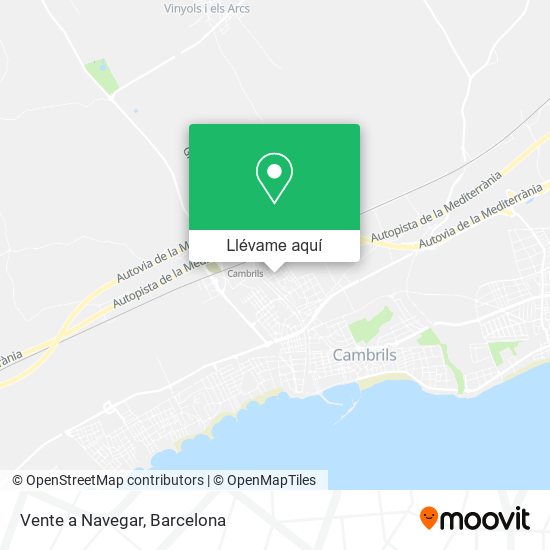 Mapa Vente a Navegar