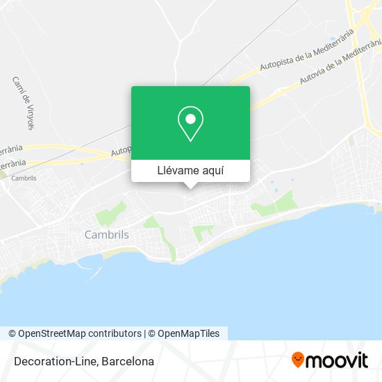 Mapa Decoration-Line