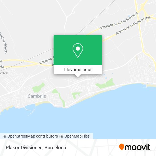 Mapa Plakor Divisiones